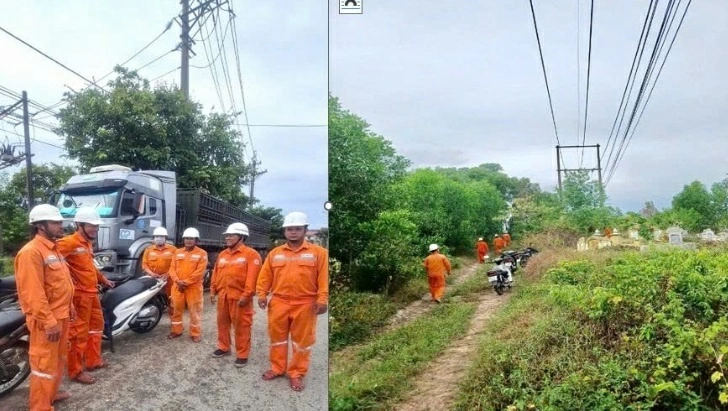 Lịch cúp điện Thành phố Huế hôm nay ngày 25/8/2026