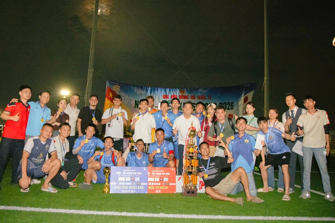 Đại hội bóng đá Việt-Nhật Kansai Cup 2026: Lan tỏa tinh thần thể thao và tình hữu nghị Việt Nam-Nhật Bản