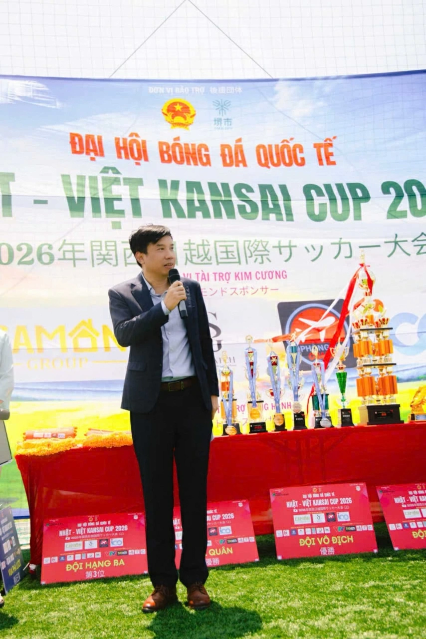 Đại hội bóng đá Việt-Nhật Kansai Cup 2026: Lan tỏa tinh thần thể thao và tình hữu nghị Việt Nam-Nhật Bản