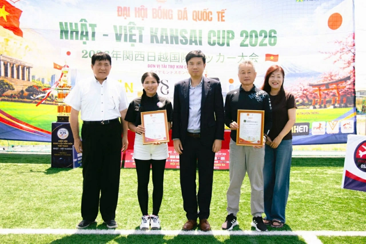 Đại hội bóng đá Việt-Nhật Kansai Cup 2026: Lan tỏa tinh thần thể thao và tình hữu nghị Việt Nam-Nhật Bản
