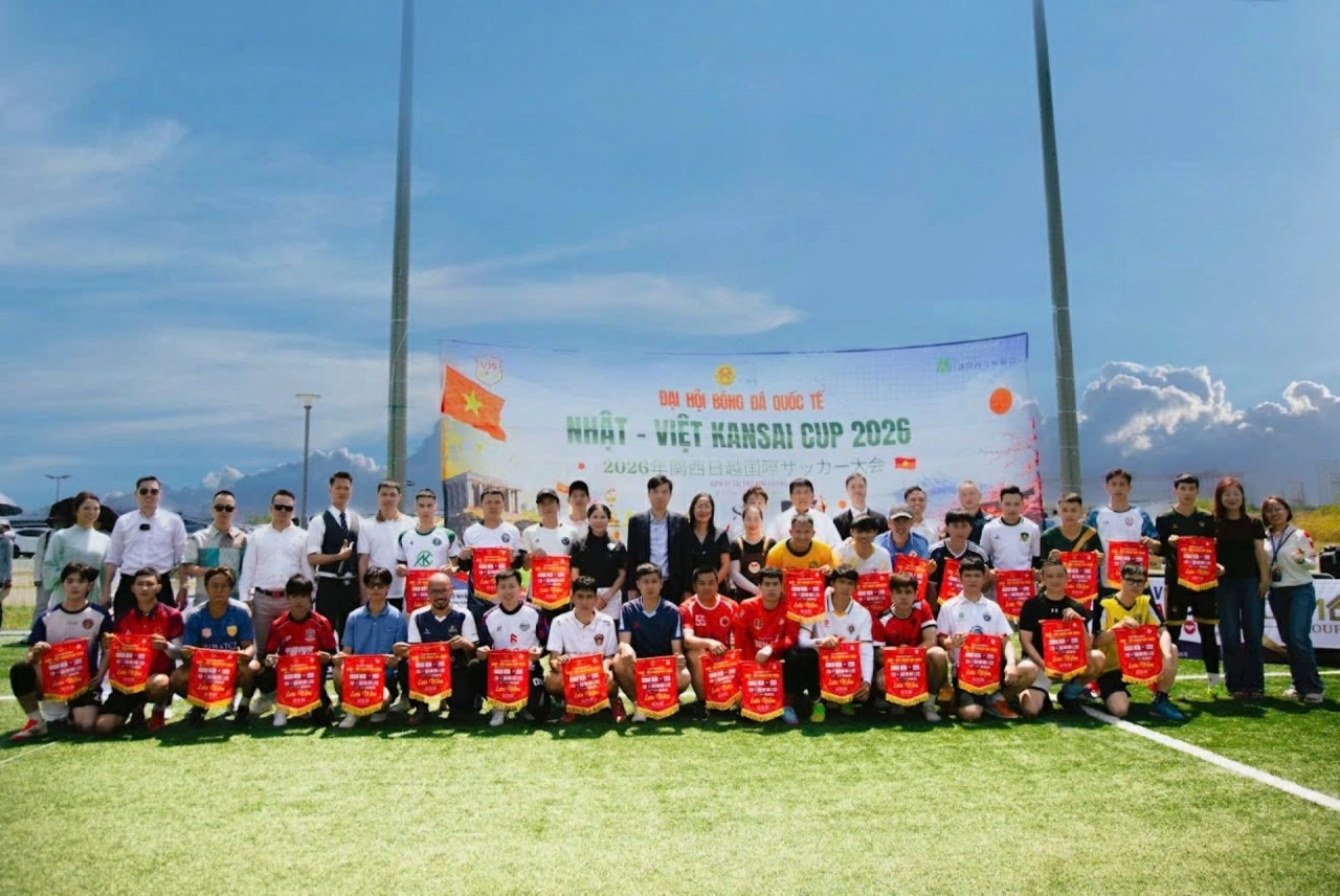 Đại hội bóng đá Việt-Nhật Kansai Cup 2026: Lan tỏa tinh thần thể thao và tình hữu nghị Việt Nam-Nhật Bản