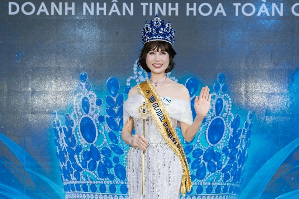 Người đẹp Việt Nam đăng quang Hoa hậu Doanh nhân tinh hoa toàn cầu 2026