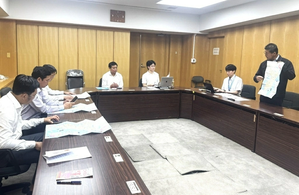 Đoàn công tác của HĐND tỉnh Quảng Ngãi do Phó Bí thư Tỉnh ủy, Chủ tịch HĐND  tỉnh Quảng Ngãi Nguyễn Đức Tuy làm trưởng đoàn làm việc với chính quyền tỉnh  Chiba, Nhật Bản về chính sách phát triển du lịch tại địa phương tháng 8/2026.  (Nguồn: quangngai.gov)