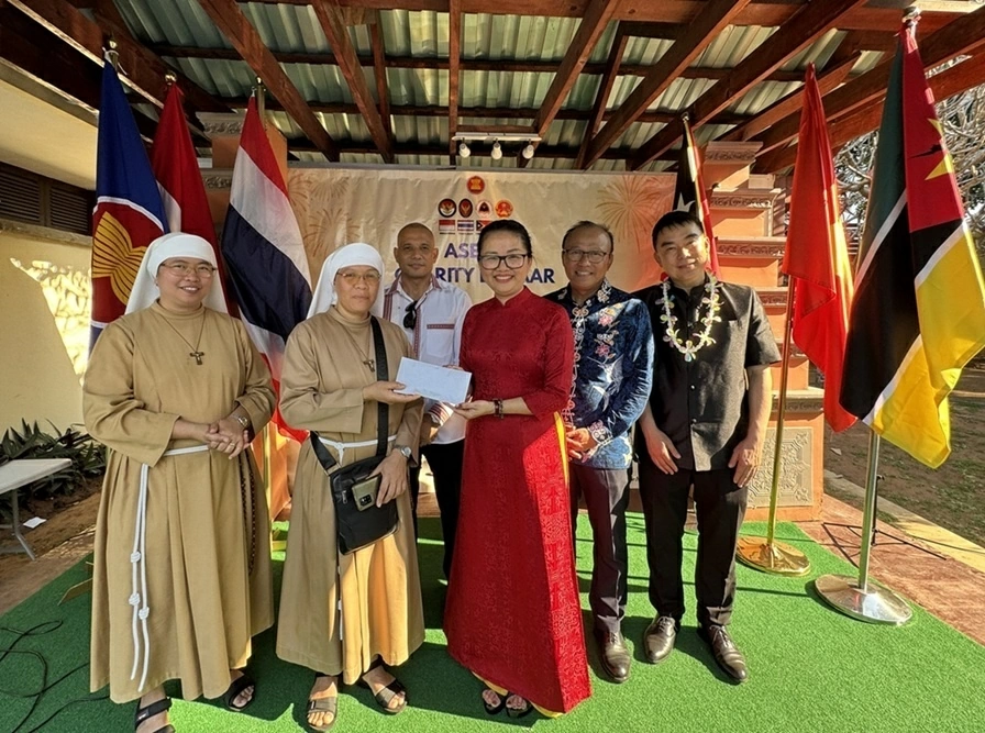 Hội chợ Ẩm thực ASEAN tại Mozambique: Kết nối cộng đồng, lan tỏa tinh thần nhân ái Hội chợ Ẩm thực ASEAN tại Mozambique: Kết nối cộng đồng, lan tỏa tinh thần nhân ái