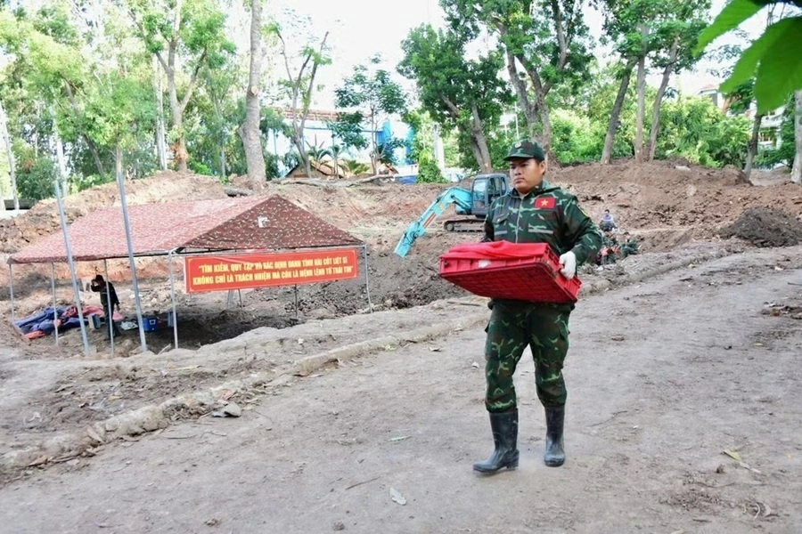 Nỗ lực quy tập gần 500 bộ hài cốt liệt sĩ tại tại Công viên Lê Thị Riêng, TP. Hồ Chí Minh