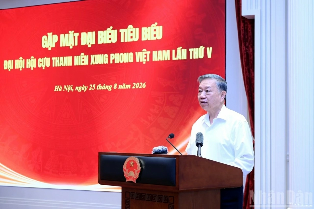 Tổng Bí thư, Chủ tịch nước Tô Lâm gặp mặt đại biểu Hội Cựu thanh niên xung phong Việt Nam