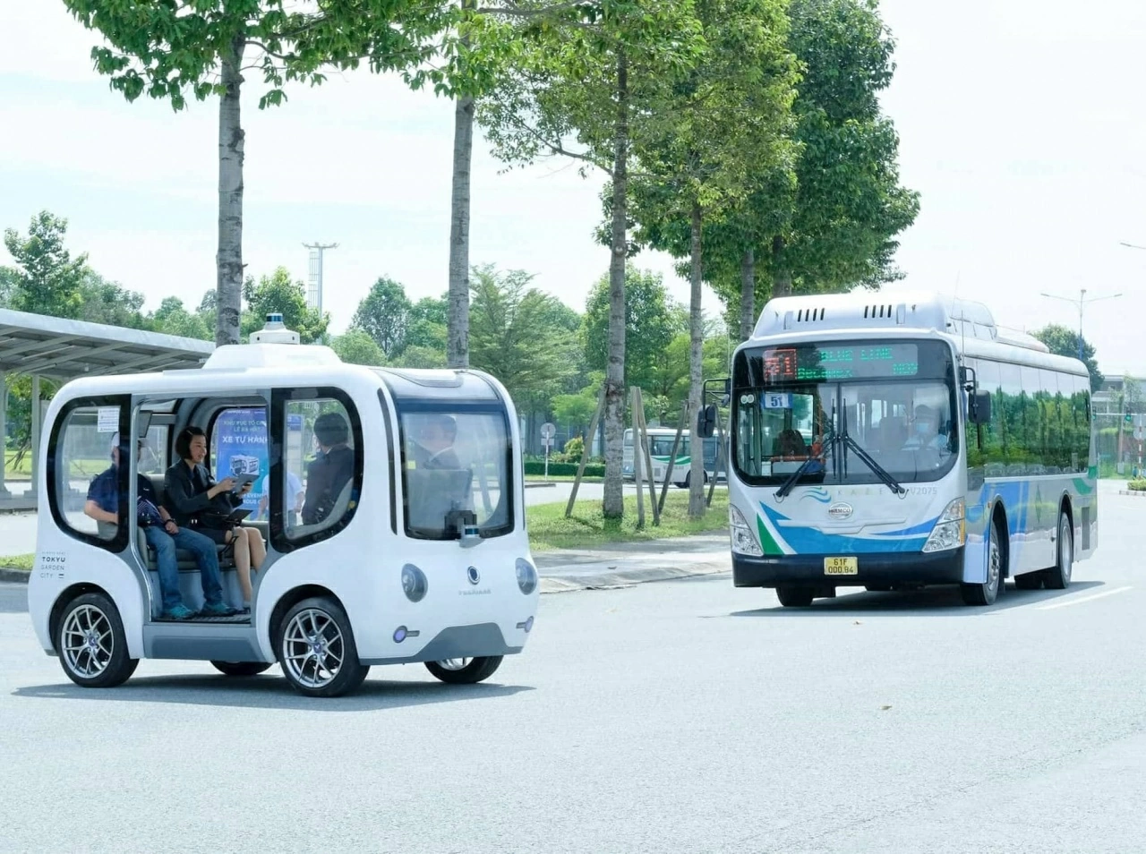Hà Nội chính thức cho phép thử nghiệm xe buýt tự hành, robotaxi