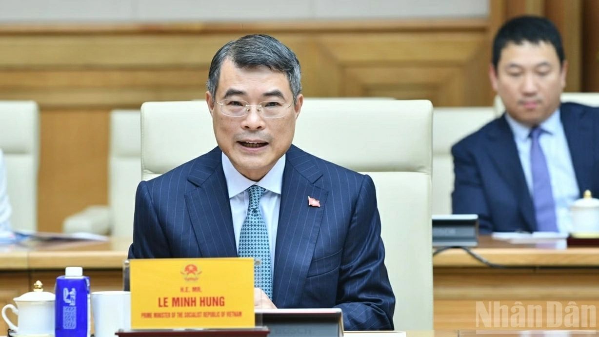Thủ tướng Chính phủ Lê Minh Hưng tiếp Đại sứ, Đại biện các nước ASEAN tại Hà Nội Thủ tướng Chính phủ Lê Minh Hưng tiếp Đại sứ, Đại biện các nước ASEAN tại Hà Nội