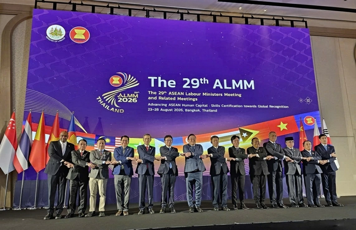 Hội nghị Bộ trưởng Lao động ASEAN+3 lần thứ 14: Cam kết xây dựng nguồn nhân lực bao trùm và sẵn sàng cho tương lai Hội nghị Bộ trưởng Lao động ASEAN+3 lần thứ 14: Cam kết xây dựng nguồn nhân lực bao trùm và sẵn sàng cho tương lai