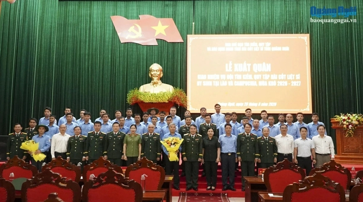 Tỉnh Quảng Ngãi xuất quân tìm kiếm, quy tập hài cốt liệt sỹ tại Lào và Campuchia