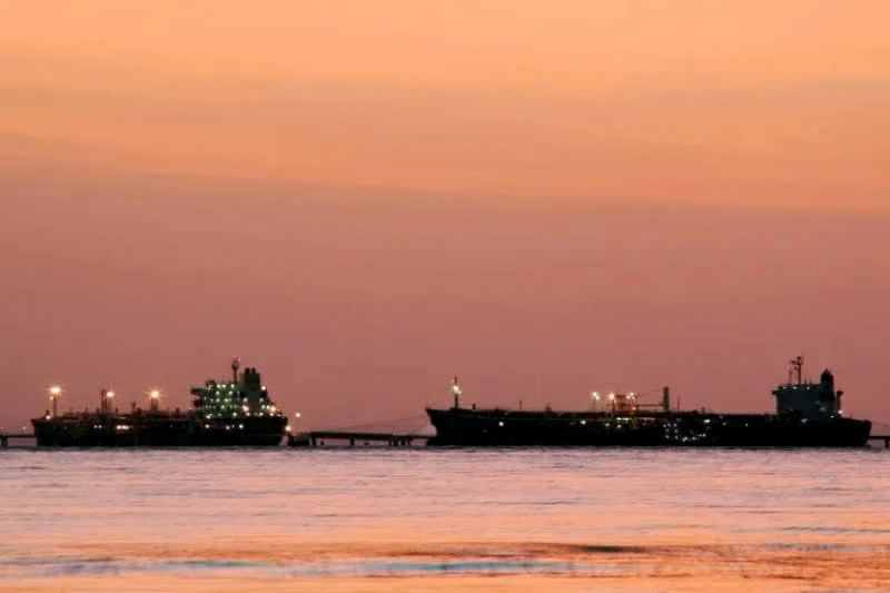 Các tàu chở dầu neo tại cảng Bajo Grande bên hồ Maracaibo, Venezuela. (Nguồn: Al Jazeera)