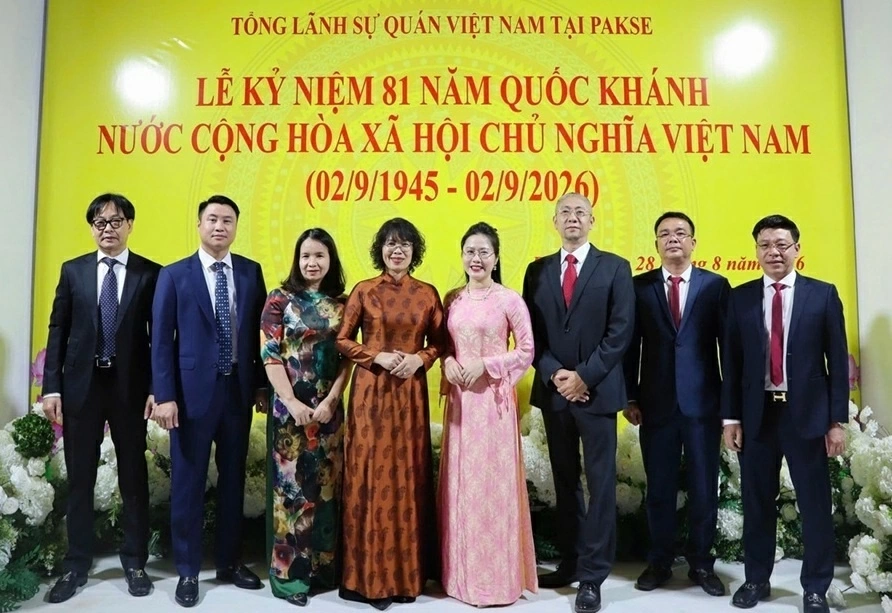 Kỷ niệm 81 năm Cách mạng tháng Tám thành công và Quốc khánh Việt Nam tại Pakse (Lào)