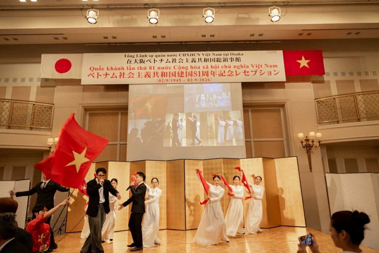Kỷ niệm 81 năm Quốc khánh Việt Nam tại Osaka: Thắt chặt tình hữu nghị Việt-Nhật, lan tỏa hình ảnh Việt Nam năng động, đổi mới