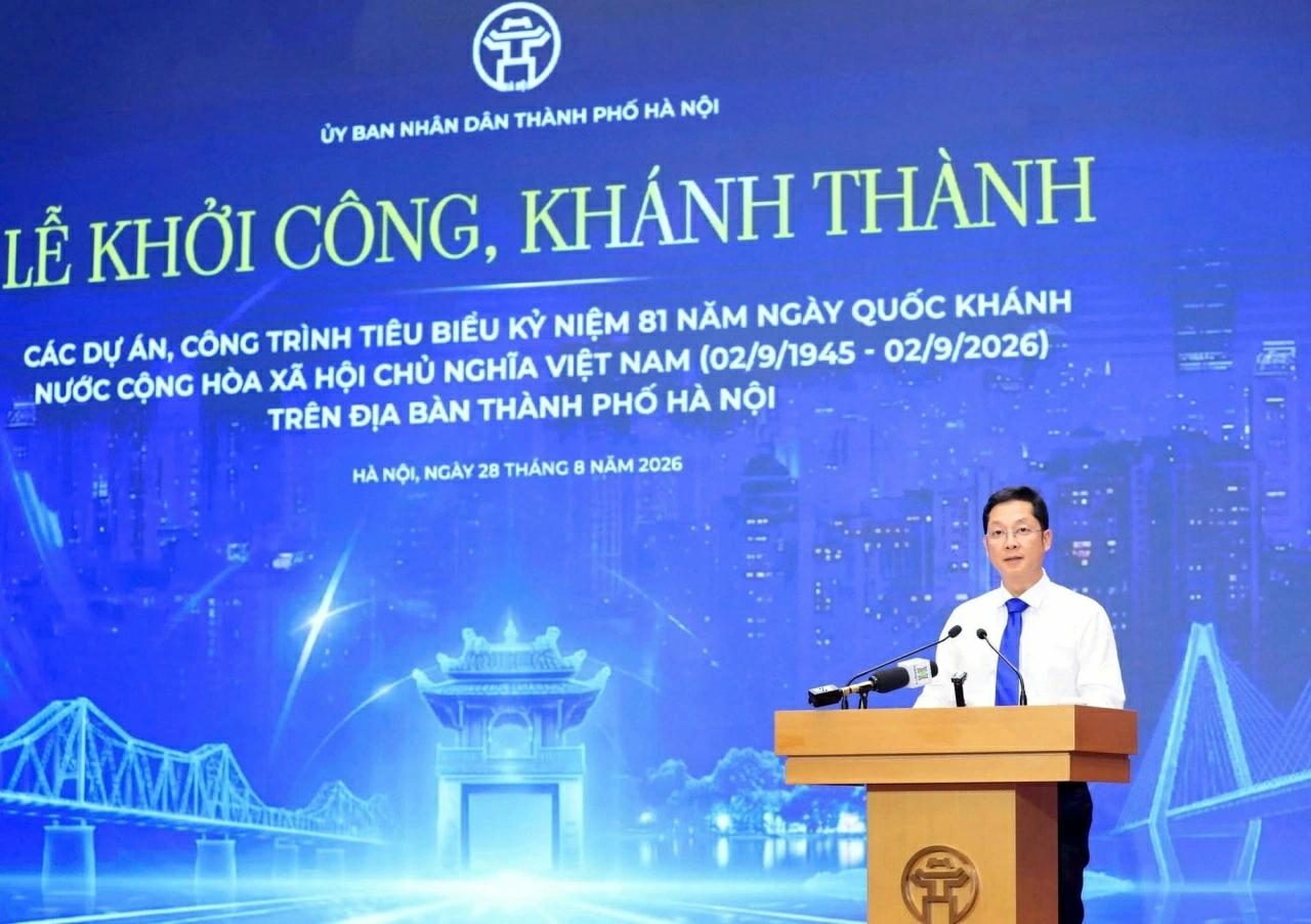 Hà Nội khởi công, khánh thành 17 công trình tiêu biểu, tổng vốn hơn 397.000 tỷ đồng