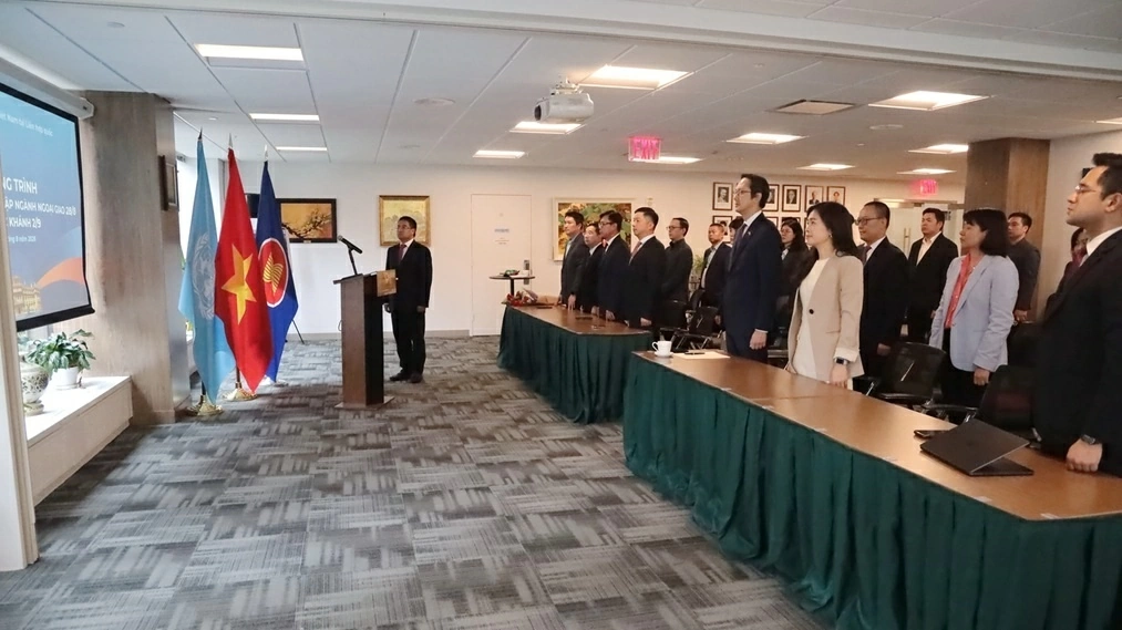 Phái đoàn Việt Nam tại Liên hợp quốc kỷ niệm 81 năm Ngày truyền thống ngành Ngoại giao và Quốc khánh 2/9