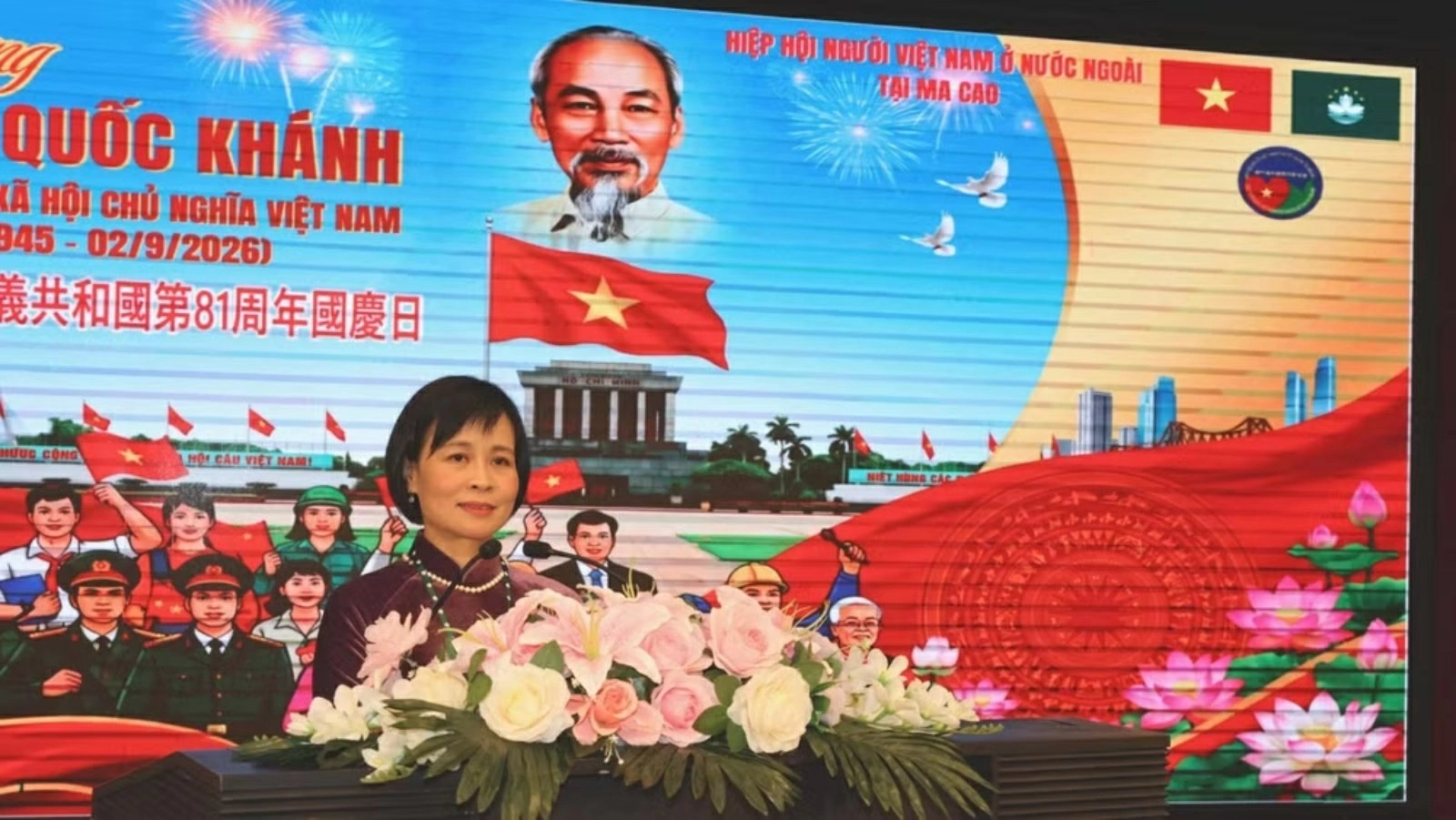 Tổng Lãnh sự Việt Nam tại Hong Kong và Macau Lê Đức Hạnh phát biểu tại lễ kỷ niệm. (Nguồn: TTXVN) Tổng Lãnh sự Việt Nam tại Hong Kong và Macau Lê Đức Hạnh phát biểu tại lễ kỷ niệm. (Nguồn: TTXVN)