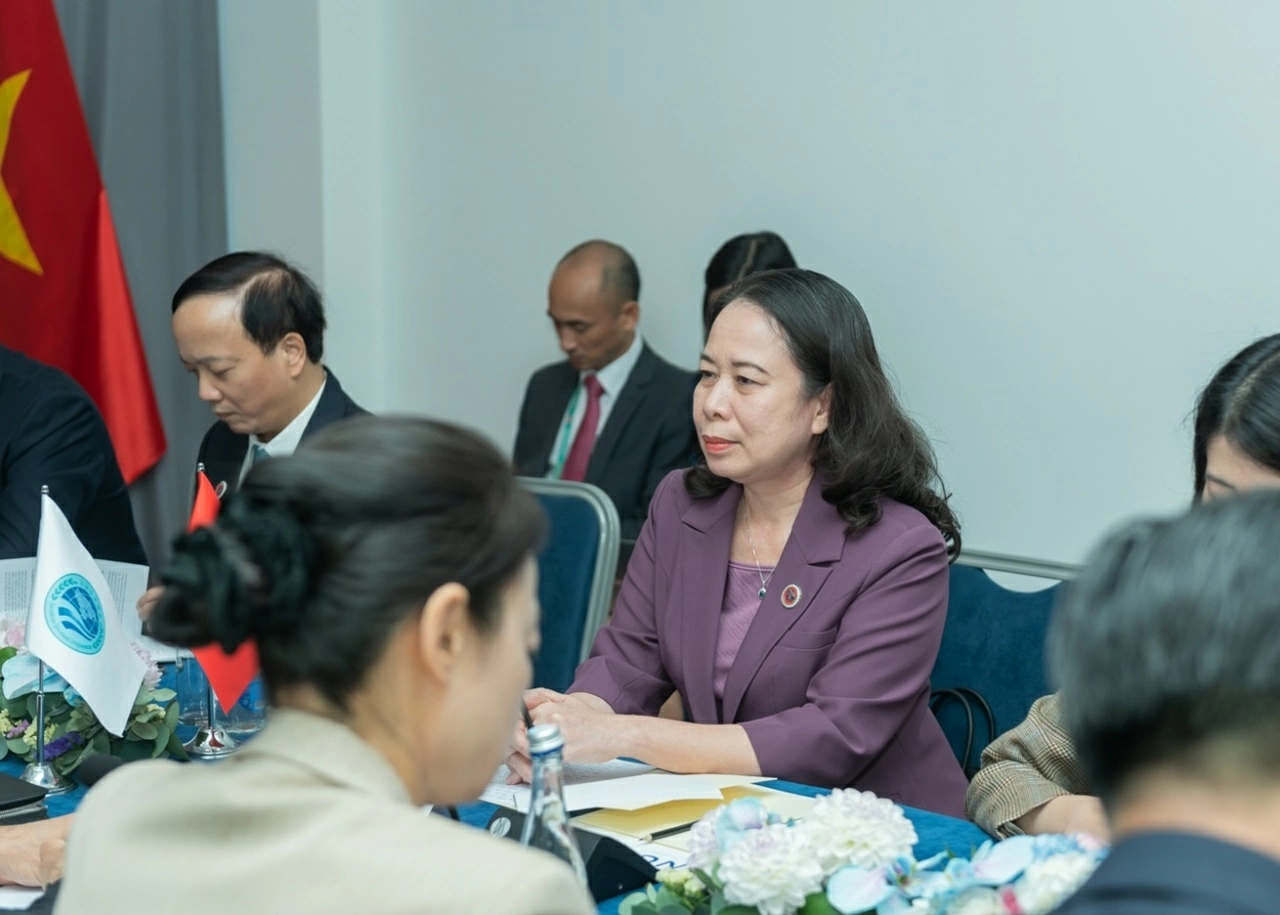 Phó Chủ tịch nước Võ Thị Ánh Xuân tiếp Tổng Thư ký Tổ chức Hợp tác Thượng Hải Nurlan Yermekbayev