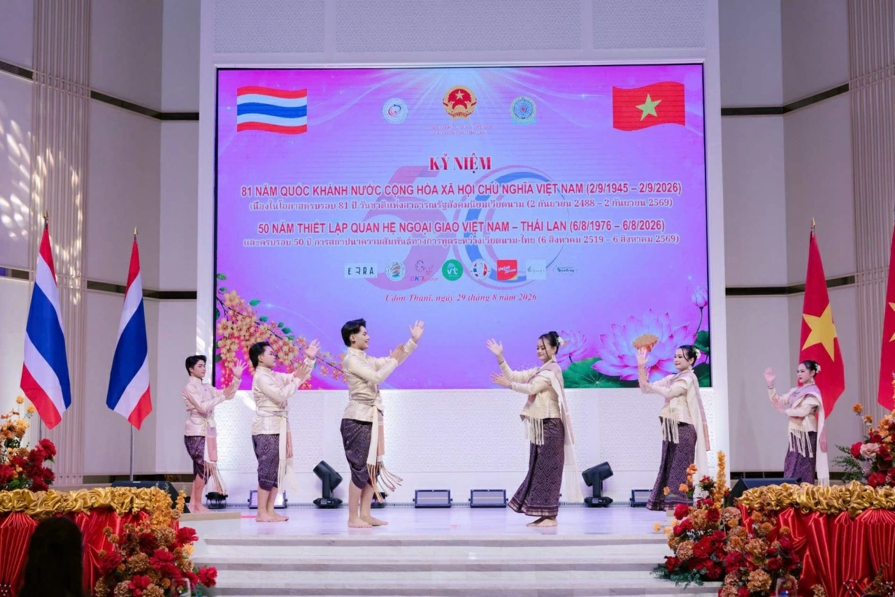 Ấm áp chương trình kỷ niệm Quốc khánh Việt Nam tại Udon Thani, Thái Lan