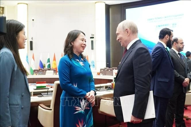 Phó Chủ tịch nước Võ Thị Ánh Xuân tham dự Hội nghị thượng đỉnh mở rộng Tổ chức Hợp tác Thượng Hải Phó Chủ tịch nước Võ Thị Ánh Xuân tham dự Hội nghị thượng đỉnh mở rộng Tổ chức Hợp tác Thượng Hải