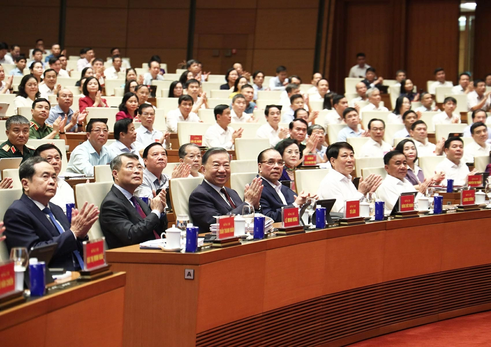Các đại biểu tham dự Hội nghị. (Ảnh: Thành Long)