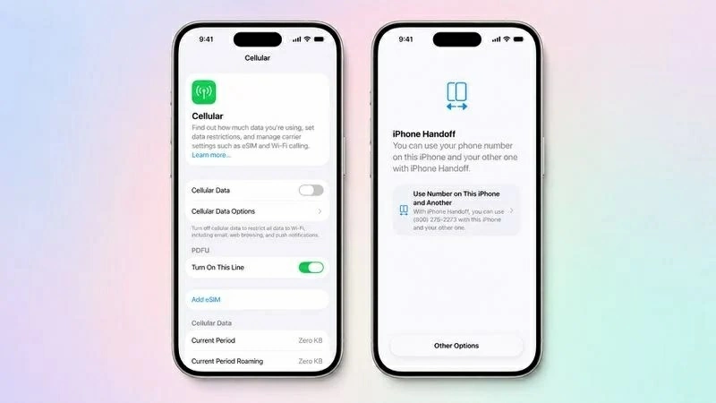 iOS 27 cho phép hai iPhone dùng chung một số điện thoại. iOS 27 cho phép hai iPhone dùng chung một số điện thoại.
