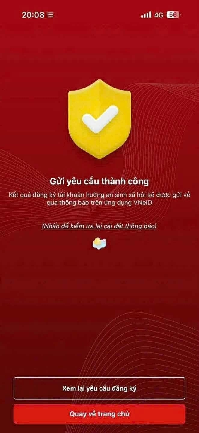 Cách nhận lương hưu, trợ cấp BHXH qua VNeID