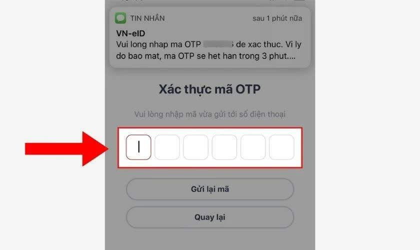 Xác minh bằng mã OTP. Xác minh bằng mã OTP.