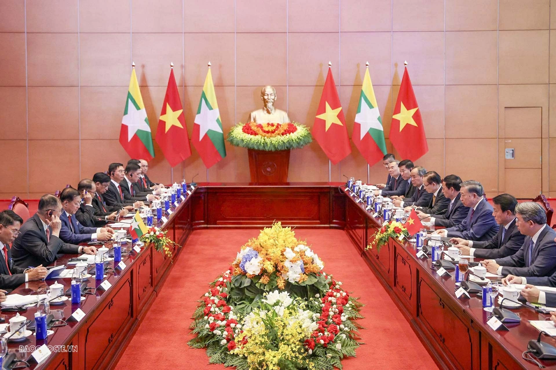 Tổng thống Min Aung Hlaing mời Tổng Bí thư, Chủ tịch nước Tô Lâm thăm Myanmar Đưa quan hệ Đối tác hợp tác toàn diện Việt Nam-Myanmar bước vào giai đoạn phát triển mới