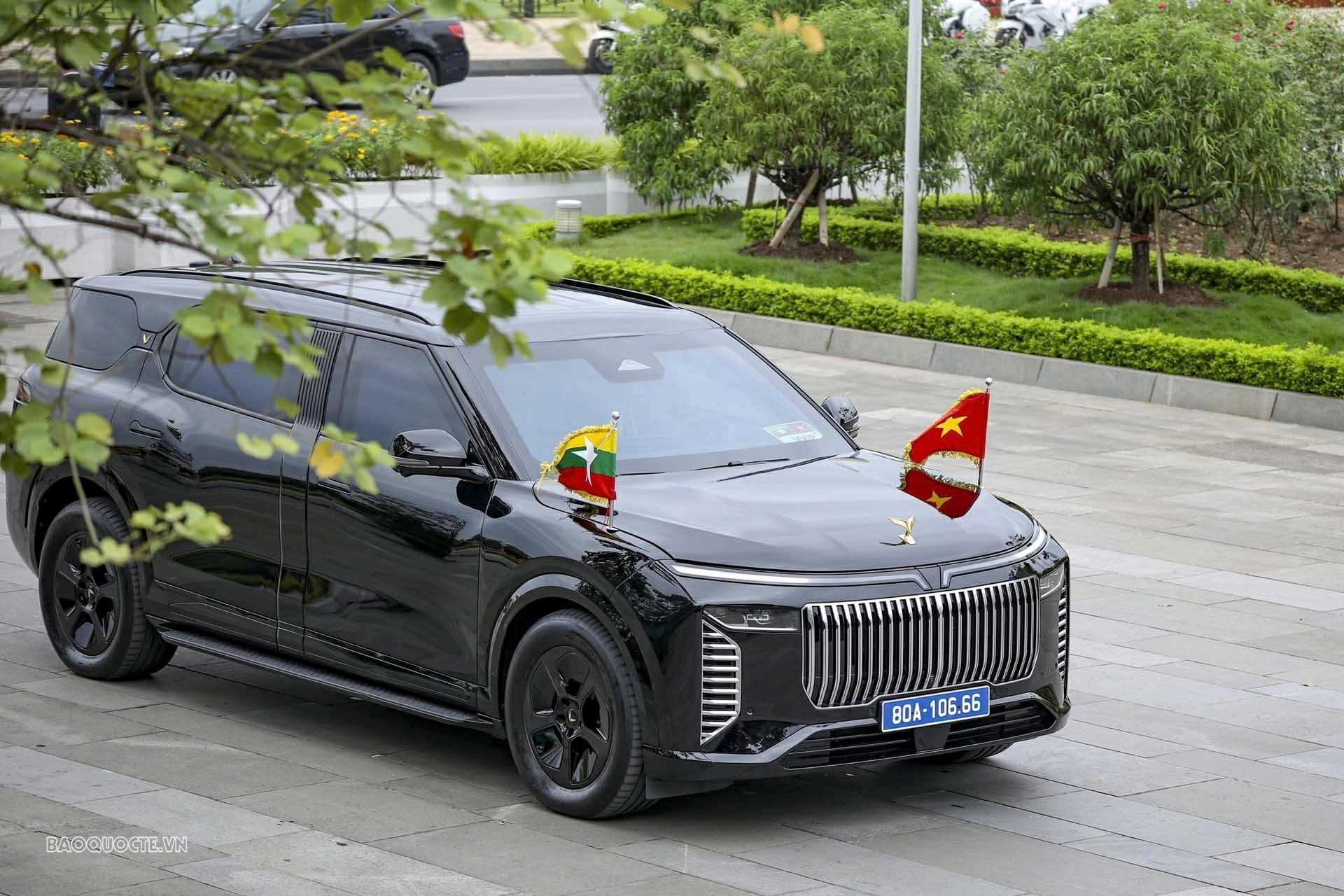 Lễ đón chính thức Tổng thống Myanmar và Phu nhân
