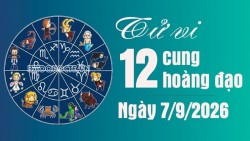 Tử vi 12 cung hoàng đạo thứ Hai ngày 7/9/2026: Kim Ngưu tình cảm tốt đẹp