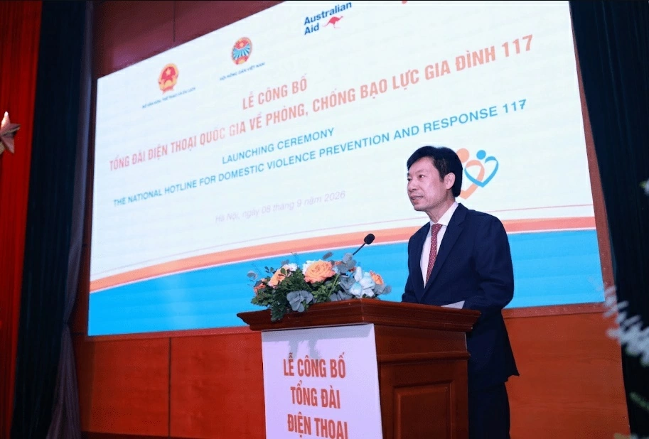Phó Chủ tịch Hội Nông dân Việt Nam Nguyễn Xuân Định phát biểu tại sự kiện. (Nguồn: UNFPA) Phó Chủ tịch Hội Nông dân Việt Nam Nguyễn Xuân Định phát biểu tại sự kiện. (Nguồn: UNFPA)