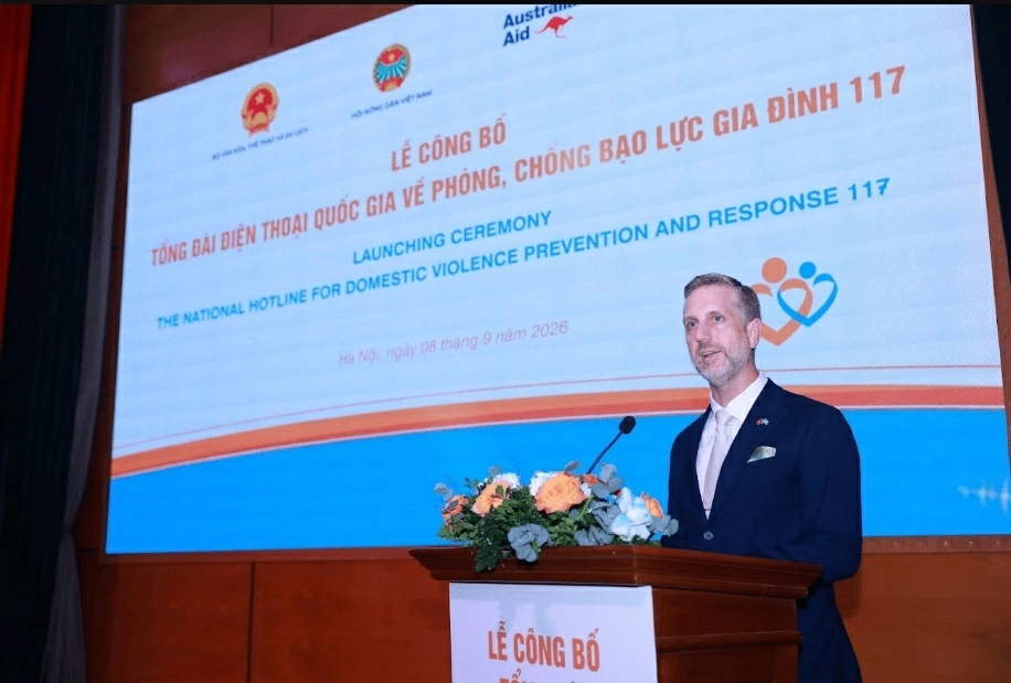 Trưởng Đại diện UNFPA tại Việt Nam Matt Jackson phát biểu tại sự kiện. (Nguồn: UNFPA)