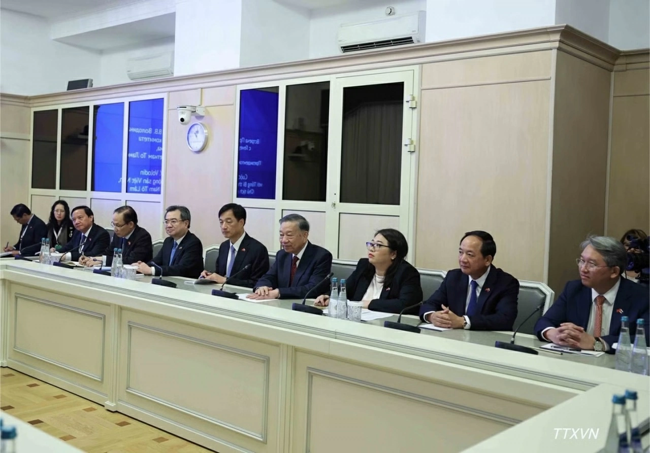 Tổng Bí thư, Chủ tịch nước Tô Lâm hội kiến Chủ tịch Duma Quốc gia Nga Vyacheslav Volodin Tổng Bí thư, Chủ tịch nước Tô Lâm hội kiến Chủ tịch Duma Quốc gia Nga Vyacheslav Volodin