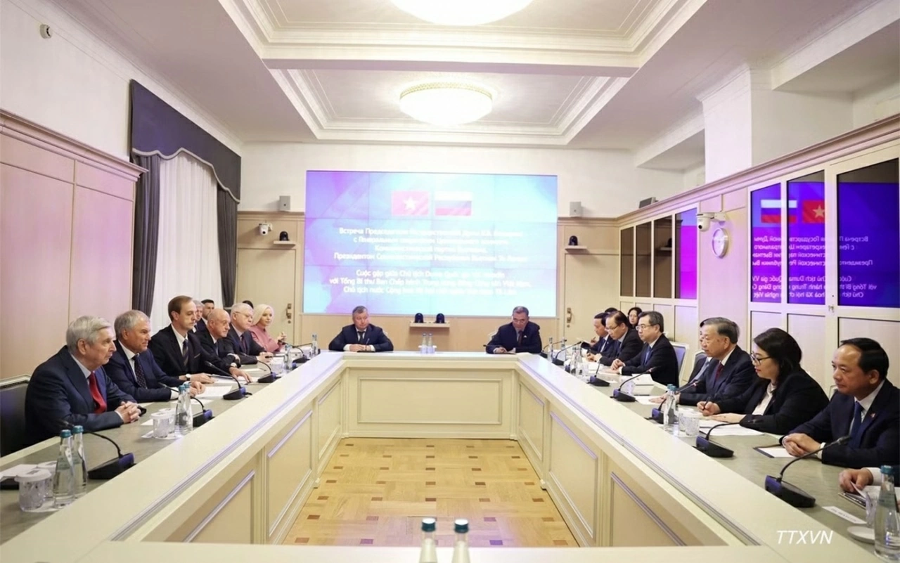 Tổng Bí thư, Chủ tịch nước Tô Lâm hội kiến Chủ tịch Duma Quốc gia Nga Vyacheslav Volodin Tổng Bí thư, Chủ tịch nước Tô Lâm hội kiến Chủ tịch Duma Quốc gia Nga Vyacheslav Volodin