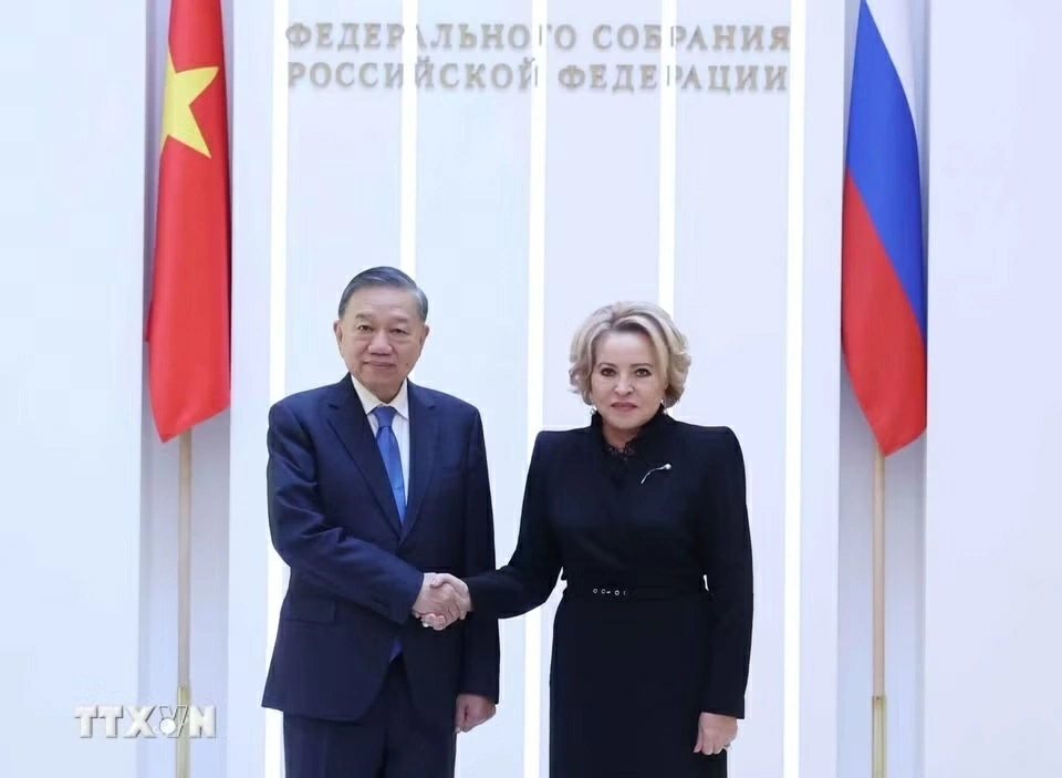 Tổng Bí thư, Chủ tịch nước Tô Lâm hội kiến Chủ tịch Hội đồng Liên bang Nga Valentina Matvienko Tổng Bí thư, Chủ tịch nước Tô Lâm hội kiến Chủ tịch Hội đồng Liên bang Nga Valentina Matvienko