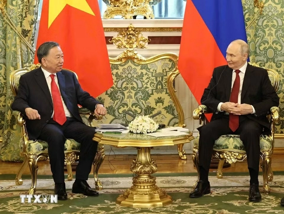 Tổng Bí thư, Chủ tịch nước Tô Lâm hội đàm với Tổng thống Nga Vladimir Putin Tổng Bí thư, Chủ tịch nước Tô Lâm hội đàm với Tổng thống Nga Vladimir Putin
