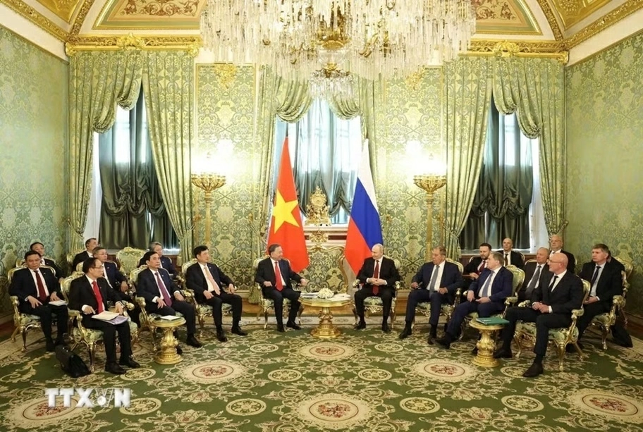 Tổng Bí thư, Chủ tịch nước Tô Lâm hội đàm với Tổng thống Nga Vladimir Putin Tổng Bí thư, Chủ tịch nước Tô Lâm hội đàm với Tổng thống Nga Vladimir Putin