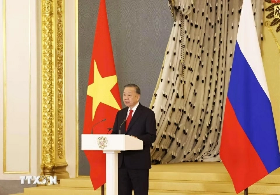 Tổng Bí thư, Chủ tịch nước Tô Lâm nhận Giải thưởng Hòa bình quốc tế Lev Tolstoy năm 2026 tại Liên bang Nga Tổng Bí thư, Chủ tịch nước Tô Lâm nhận Giải thưởng Hòa bình quốc tế Lev Tolstoy năm 2026 tại Liên bang Nga
