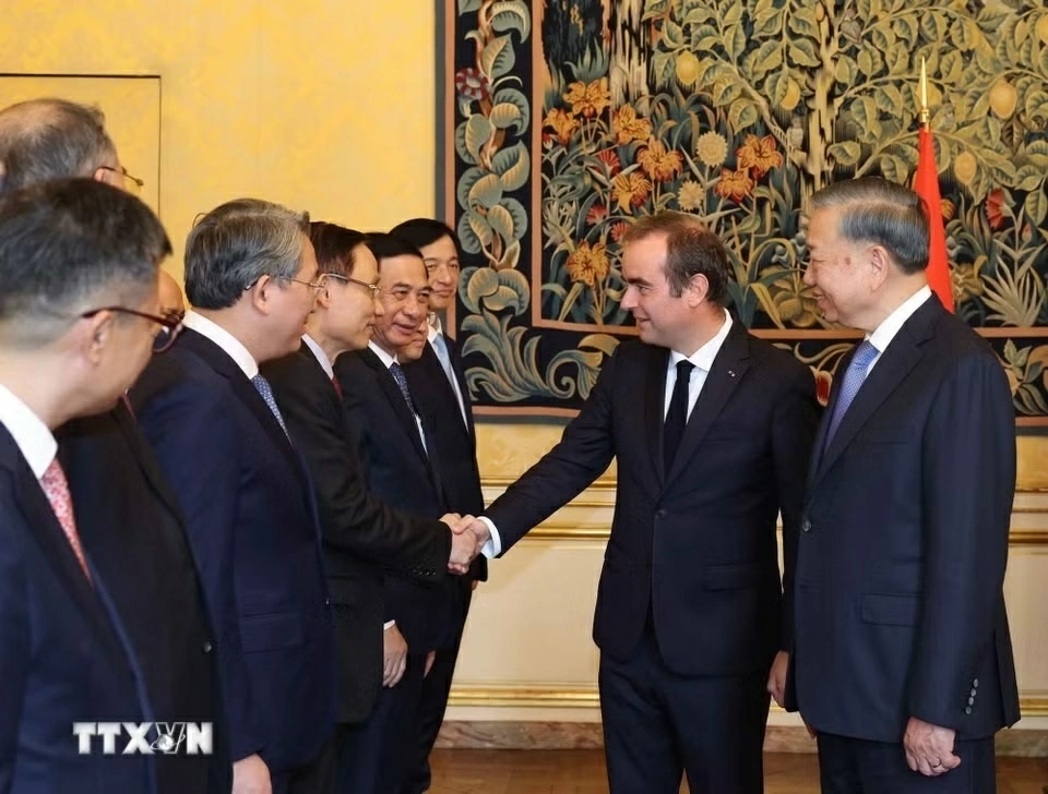 Tổng Bí thư, Chủ tịch nước Tô Lâm hội kiến Thủ tướng Pháp Sébastien Lecornu