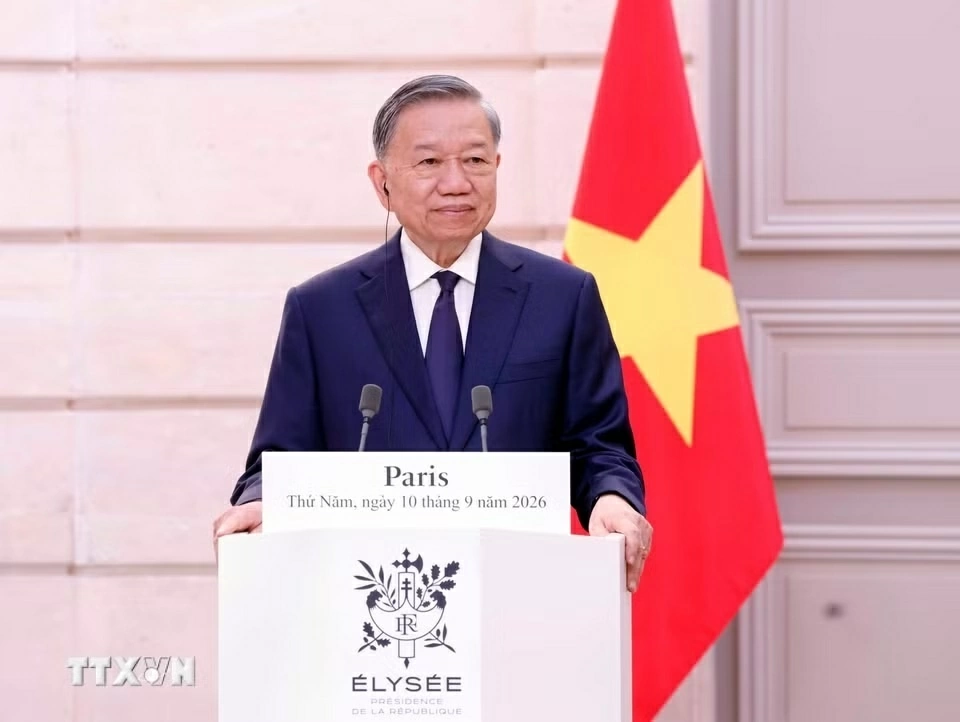 Tổng Bí thư, Chủ tịch nước Tô Lâm và Tổng thống Pháp Emmanuel Macron gặp gỡ báo chí Tổng Bí thư, Chủ tịch nước Tô Lâm và Tổng thống Pháp Emmanuel Macron gặp gỡ báo chí