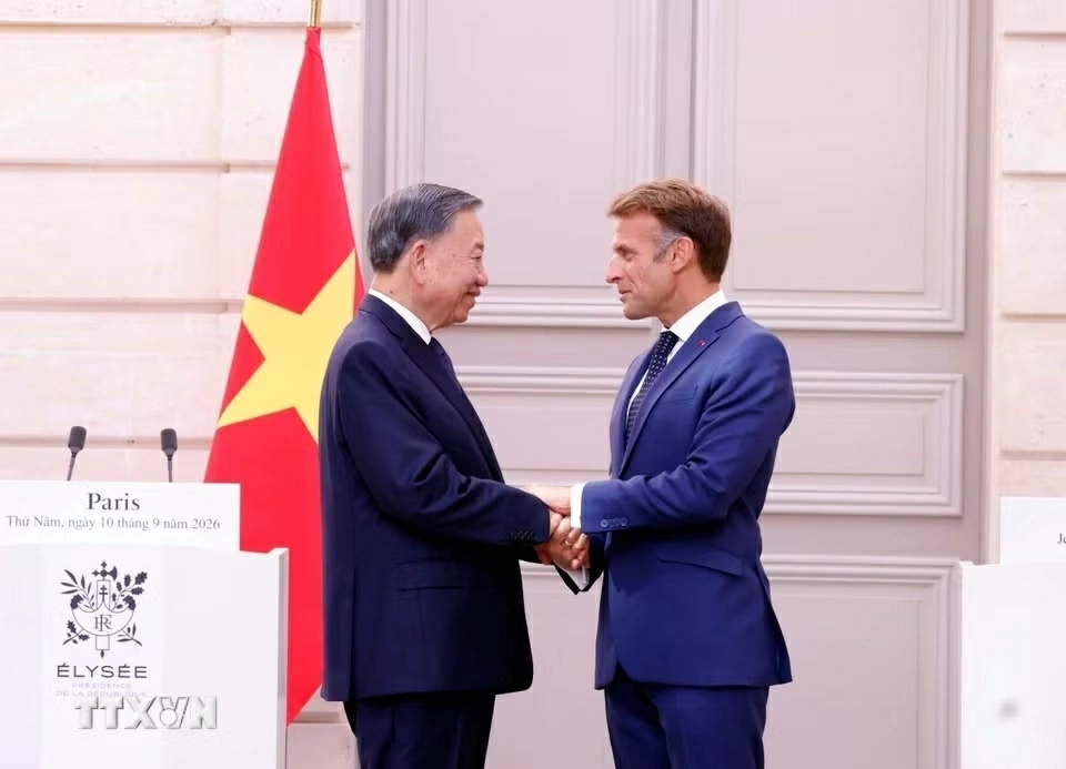 Tổng Bí thư, Chủ tịch nước Tô Lâm và Tổng thống Pháp Emmanuel Macron gặp gỡ báo chí Tổng Bí thư, Chủ tịch nước Tô Lâm và Tổng thống Pháp Emmanuel Macron gặp gỡ báo chí