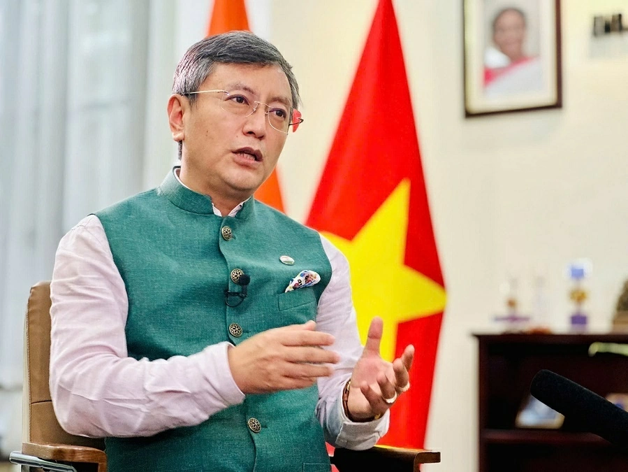Đại sứ Ấn Độ tại Việt Nam Tshering Wangchuk Sherpa. Ảnh: Đại sứ quán Ấn Độ tại Hà Nội