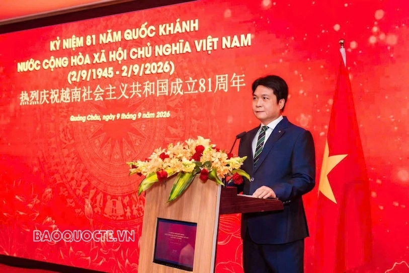Tổng Lãnh sự quán Việt Nam tại Quảng Châu long trọng tổ chức Lễ kỷ niệm 81 năm Quốc khánh Việt Nam