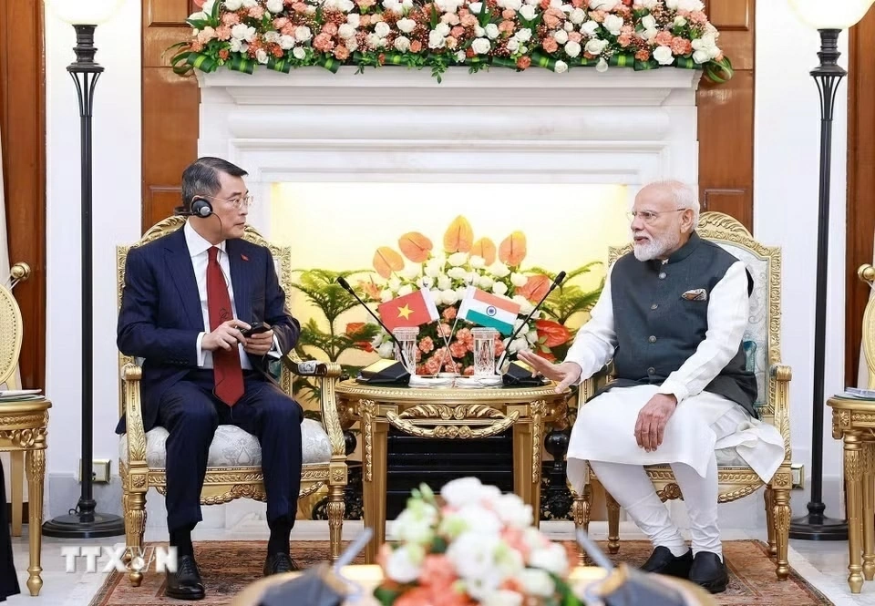Thủ tướng Chính phủ Lê Minh Hưng hội đàm với Thủ tướng Ấn Độ Narendra Modi