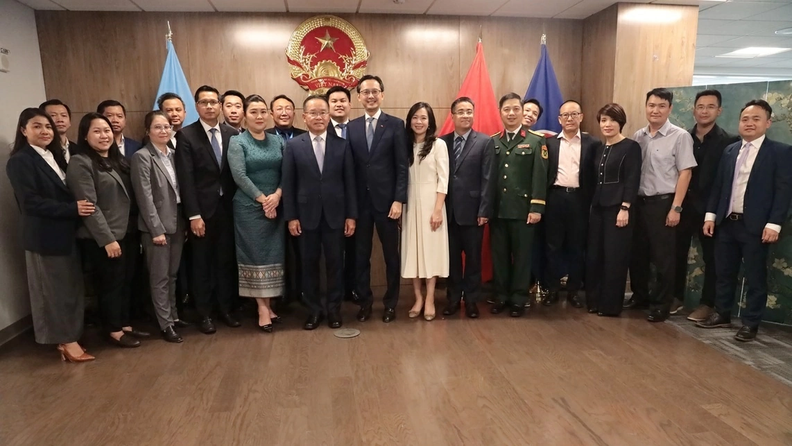 Phái đoàn Lào tại Liên hợp quốc chúc mừng 81 năm Quốc khánh Việt Nam