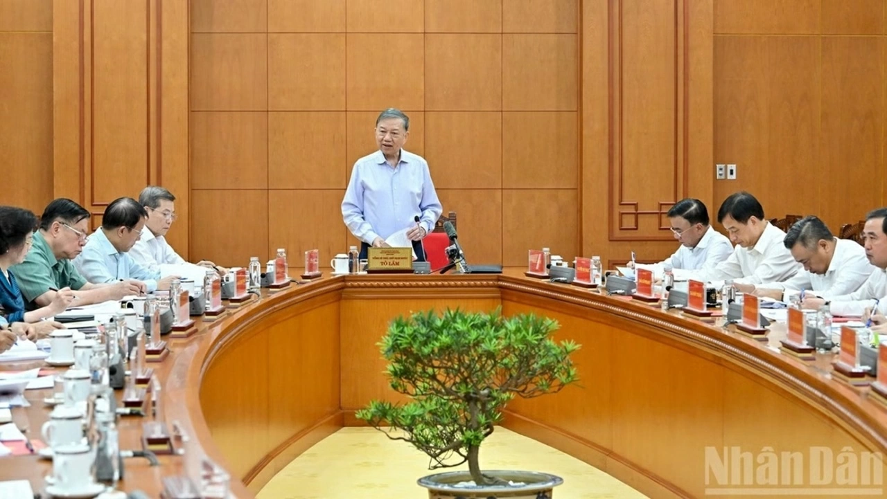 Tổng Bí thư, Chủ tịch nước Tô Lâm: Phòng, chống tham nhũng, lãng phí, tiêu cực thực hiện đúng phương châm nói ít làm nhiều và làm đến cùng Tổng Bí thư, Chủ tịch nước Tô Lâm: Phòng, chống tham nhũng, lãng phí, tiêu cực thực hiện đúng phương châm nói ít làm nhiều và làm đến cùng
