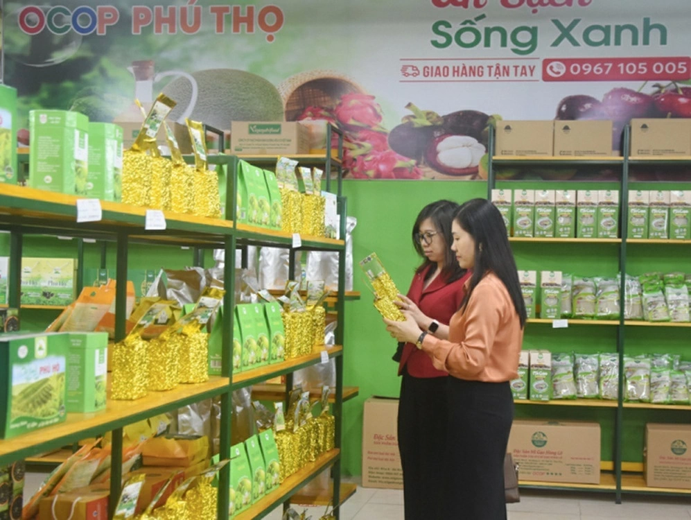 Nhiều sản phẩm OCOP giúp Phú Thọ bứt phá, trở thành động lực phát triển kinh tế nông thôn. (Ảnh: Như Ngọc)