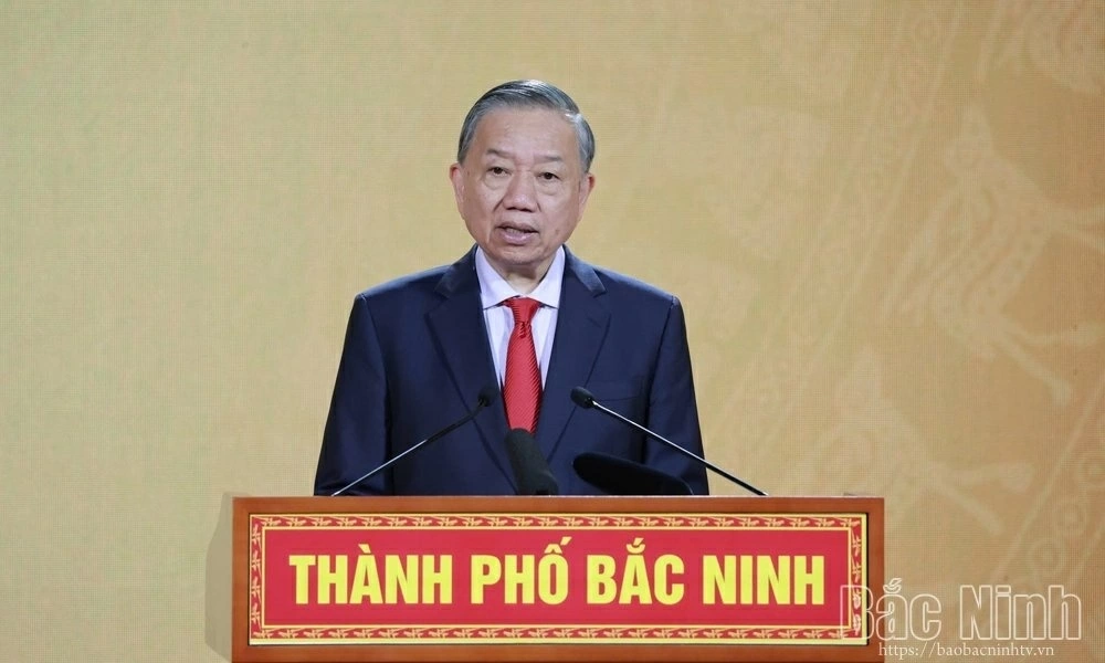 Tổng Bí thư, Chủ tịch nước Tô Lâm: Xây dựng Bắc Ninh trở thành đô thị hiện đại nhưng vẫn đậm đà hồn cốt văn hóa Kinh Bắc Tổng Bí thư, Chủ tịch nước Tô Lâm: Xây dựng Bắc Ninh trở thành đô thị hiện đại nhưng vẫn đậm đà hồn cốt văn hóa Kinh Bắc