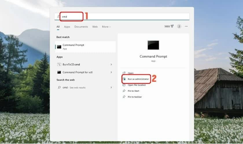 Đầu tiên, nhấn phím Windows.