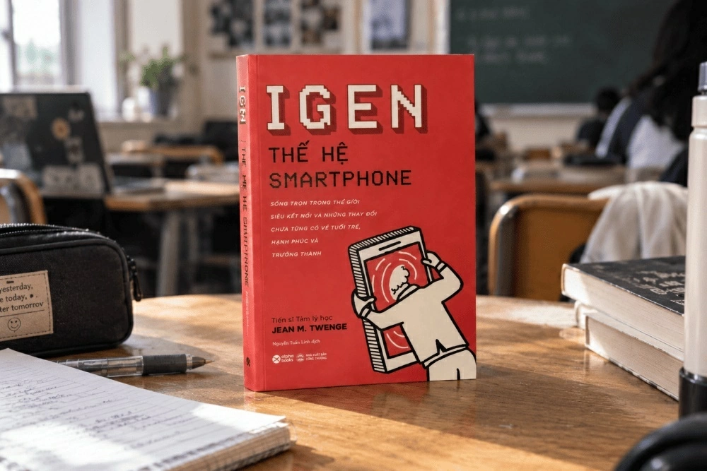 Alpha Books ra mắt cuốn sách 'iGen - Thế hệ Smartphone'. Alpha Books ra mắt cuốn sách 'iGen - Thế hệ Smartphone'.